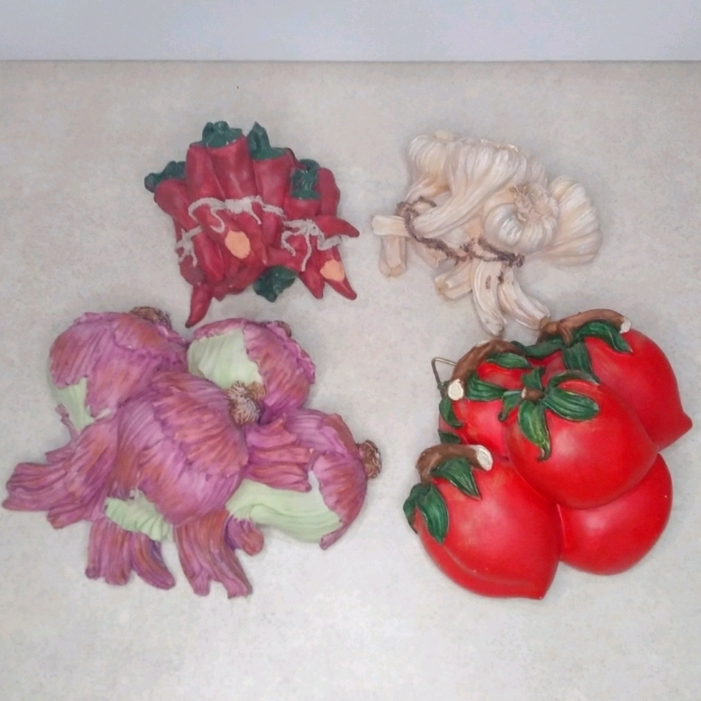 Kitchen decor hanging veggies decoration molds